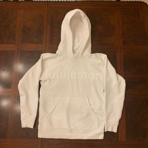 Lululemon White All Yours Graphic Hoodie Size 6